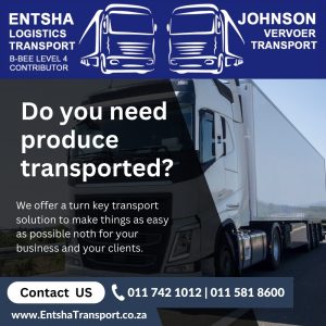 Enthsa logistics do you need produce transported